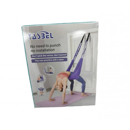 Удобный гамак для занятий йогой и релаксации-5