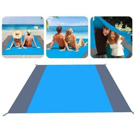 Туристический водонепроницаемый коврик для пляжа и кемпинга 210х270 см-1