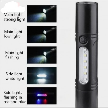 Перезаряжаемый светодиодный фонарик Multifunctional Flashlight Zoom YD2440 для кемпинга-3
