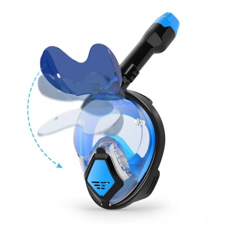 Складная маска для дайвинга, с очками для коррекции близорукости-1