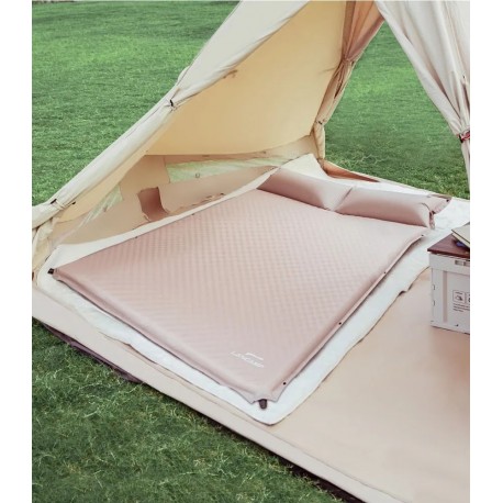 Матрас самонадувающийся, туристический, двухместный для кемпинга-9