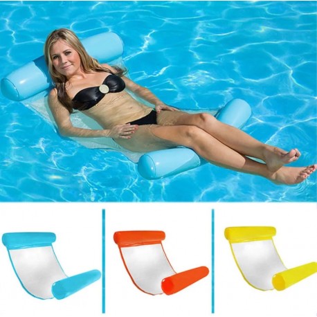 Надувной шезлонг гамак для плавания Floating Bed 130 x 73 см  оптом-5