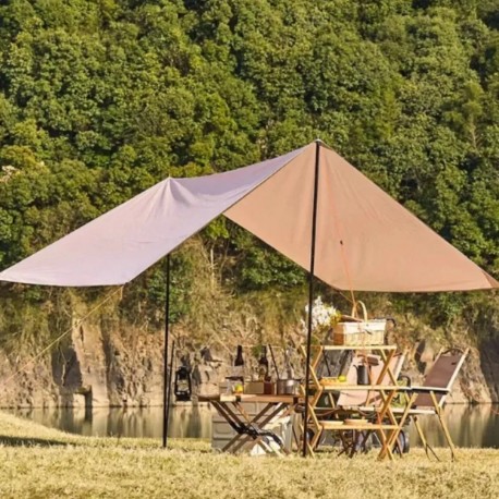 Туристический кемпинговый навес-тент 3*5 м от солнца для отдыха, коммерческих объектов-6