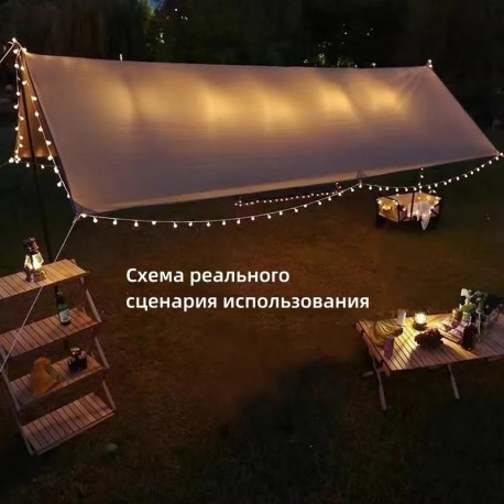 Туристический кемпинговый навес-тент 3*5 м от солнца для отдыха, коммерческих объектов-7