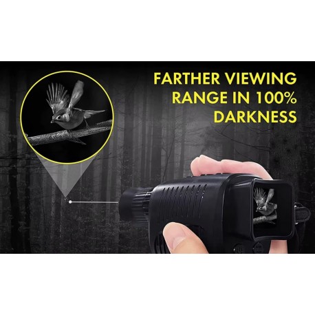 Очки-Монокуляр ночного видения 1080P HD для охоты оптом-9