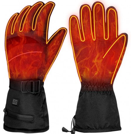 Зимние перчатки с электрическим подогревом 3 режима  оптом-1