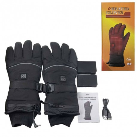 Зимние перчатки с электрическим подогревом 3 режима  оптом-2