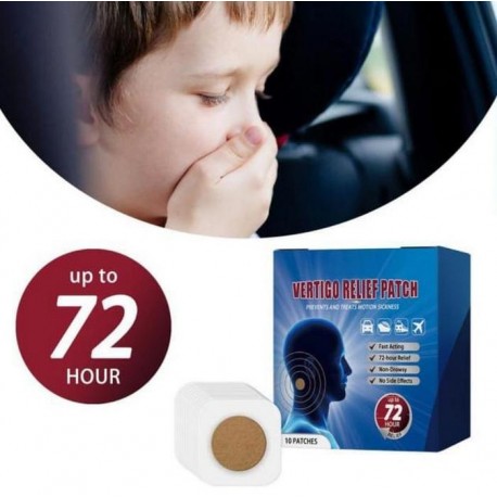 Пластырь от укачивания и головокружения, быстродействующий 10 шт  оптом-2