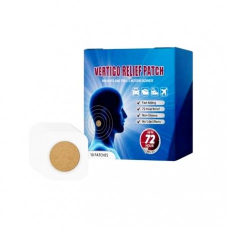 Пластырь от укачивания и головокружения, быстродействующий 10 шт  оптом