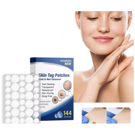 Пластыри для удаления кожных пятен, родинок, бородавок Skin Tag Patches Mole & Wart Remover 144 шт  оптом-1