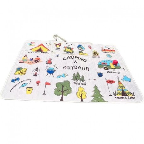 Покрывало складное пляжное для пикника, непромокаемое, 200 х 145 см-1