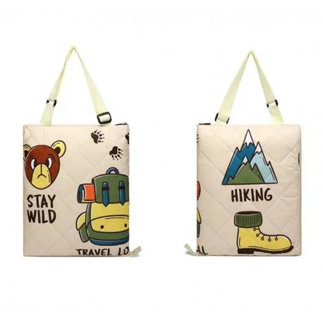 Покрывало складное пляжное для пикника, непромокаемое, 200 х 145 см-3