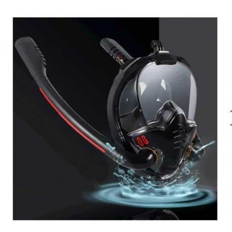 Плавательная двойная маска для для снорклинга  оптом-3