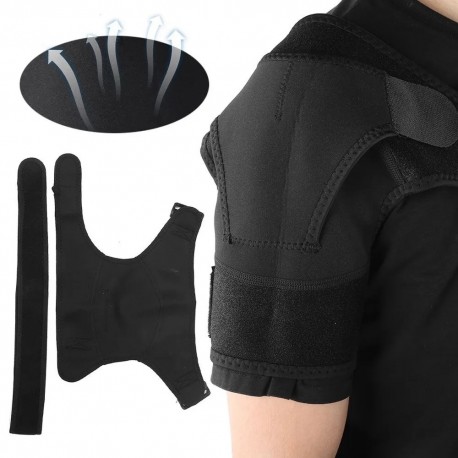 Плечевой универсальный бандаж-накладка, компрессионный рукав  оптом-4