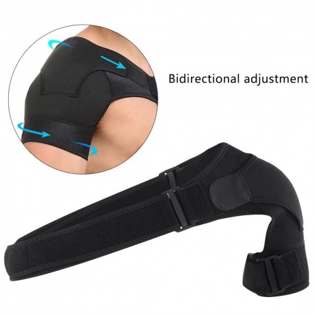 Плечевой универсальный бандаж-накладка, компрессионный рукав  оптом-6