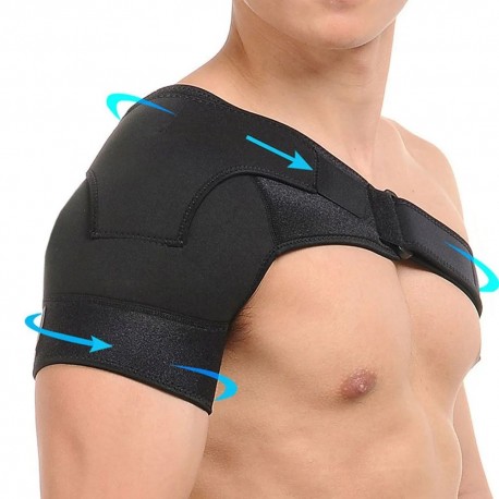 Плечевой универсальный бандаж-накладка, компрессионный рукав  оптом-9