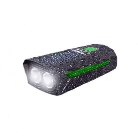 Велосипедный передний фонарь на солнечной батарее 2000 m/Ah  оптом