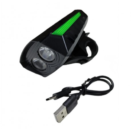 Велосипедный передний фонарь на солнечной батарее 2000 m/Ah  оптом-1