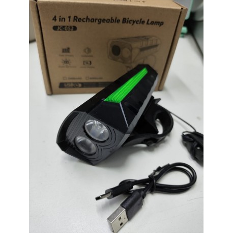 Велосипедный передний фонарь на солнечной батарее 2000 m/Ah  оптом-3