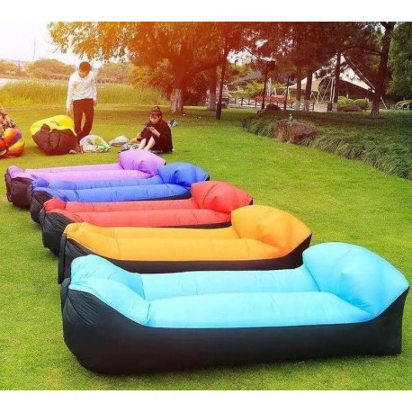 Уличный надувной диван-кровать с подушкой для кемпинга  оптом-5