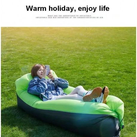 Уличный надувной диван-кровать с подушкой для кемпинга  оптом-6