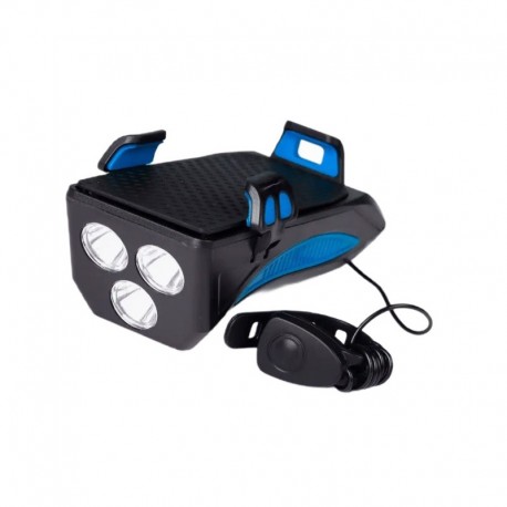 Велосипедный светильник 2 в 1 для велосипеда с гудком