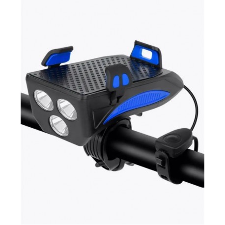 Велосипедный светильник 2 в 1 для велосипеда с гудком-3