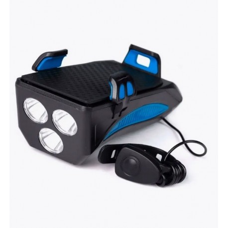 Велосипедный светильник 2 в 1 для велосипеда с гудком-5