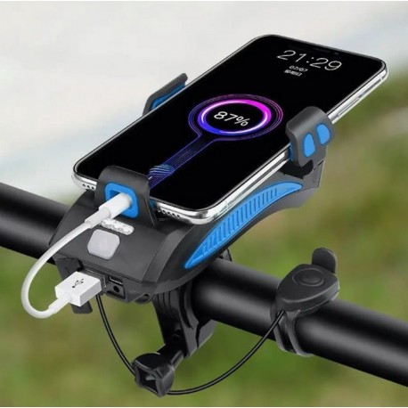 Велосипедный светильник 2 в 1 для велосипеда с гудком-9