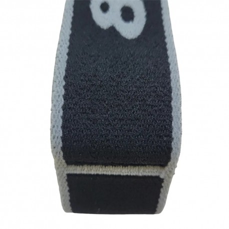 Эластичная лента для йоги, растяжки с петлями 115 х 4 см  оптом-3