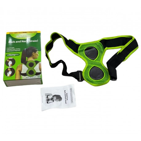 Эластичный корректор осанки Hempfibers straight для разгрузки мышц спины  оптом-1