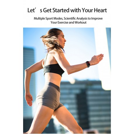 Фитнес браслет с TWS наушниками LEMFO M1  оптом-5