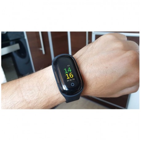 Фитнес браслет с TWS наушниками LEMFO M1  оптом-8