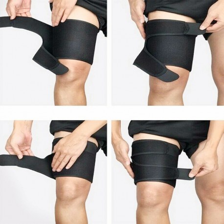 Компрессионная эластичная повязка на бедра 2 шт  оптом-8