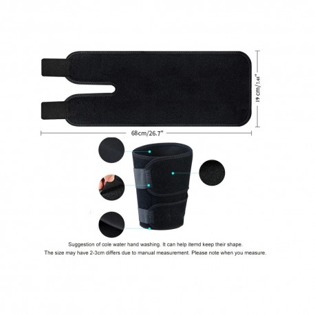 Компрессионная эластичная повязка на бедра 2 шт  оптом-6