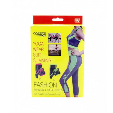 Костюм для йоги и фитнеса Yoga Wear A Suit Slimming, зеленый  оптом-3