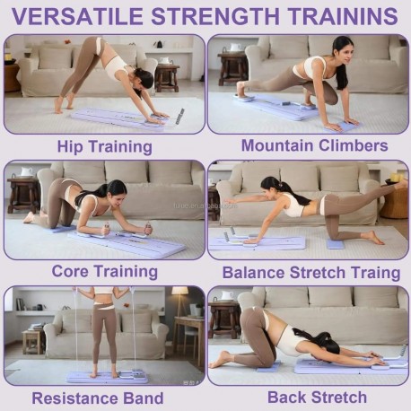 Многофункциональная доска для пилатеса и фитнеса, складная, фитнес-борд-6