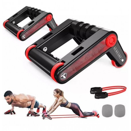 Роллеры для фитнеса и спорта Lutino Wheel rollers push up Bars Workout  оптом-2