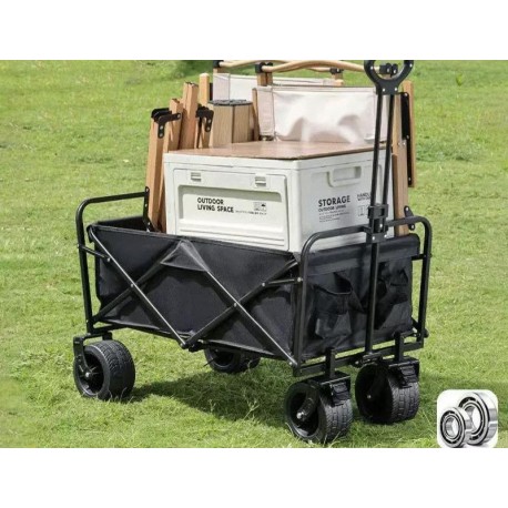 Портативная походная складная тележка для кемпинга 83,5 х 50 х 55 см-6