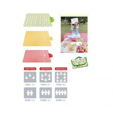 Коврик складной для пикника и отдыха 2 х 2 м  оптом-3