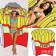 Пляжное покрывало Beach Towel Картофель Фри  оптом