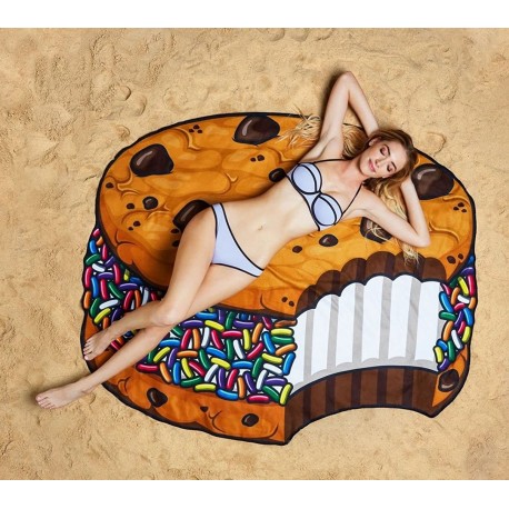 Пляжное покрывало Beach Towel Пирожное  оптом-3