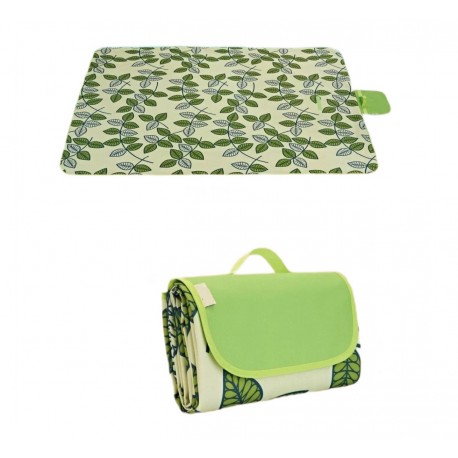 Пляжный коврик Листочки для пикника, пляжа 180х200 см оптом