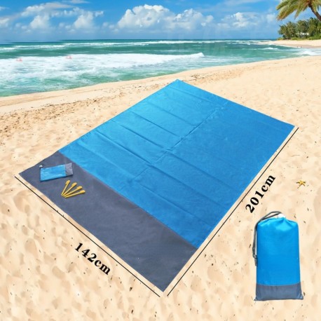 Водонепроницаемый пляжный коврик для пикника 140x200 см  оптом-4