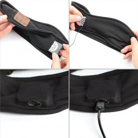 Повязка на голову с Bluetooth гарнитурой Sung-LL  оптом-4