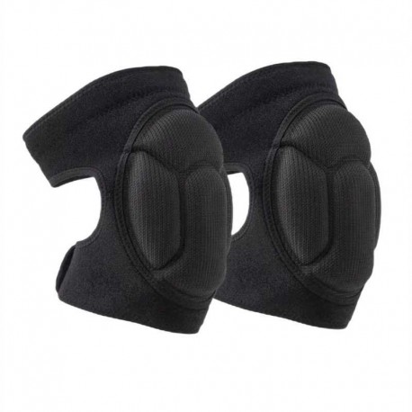 Спортивные наколенники на липучках с силиконовой вставкой 2 шт  оптом-1
