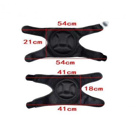 Спортивные наколенники на липучках с силиконовой вставкой 2 шт  оптом-3