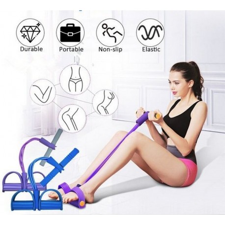 Тренажер эспандер с ручками и упорами для ног Body Trimmer  оптом-6