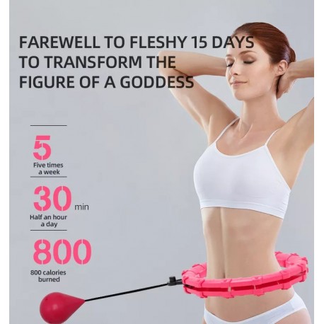 Умный обруч для фитнеса Smart Hula Hoops  оптом-12