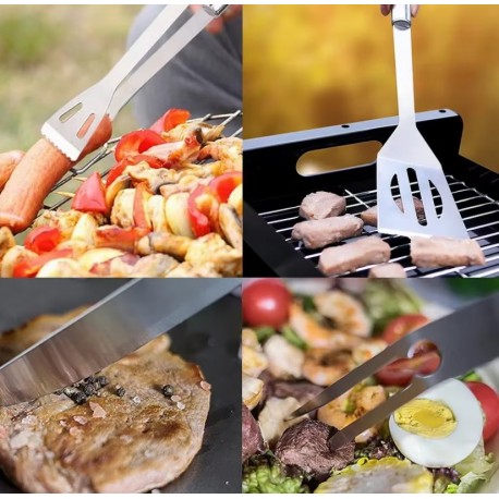 Набор инструментов 15 в 1 для барбекю из нержавеющей стали 15 шт-10